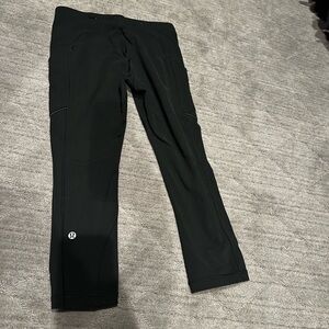 Lululemon Olive Cropped Leggings 19”